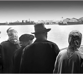 Ulysses Lands at Oakland Pier 1957 (First Transcontinental No 1), Gelatin silver print